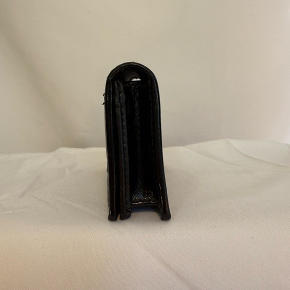 Coach Signature Black Wallet– Style F61482 Black Grey Multiple Card Slot Classic - Picture 4 of 10